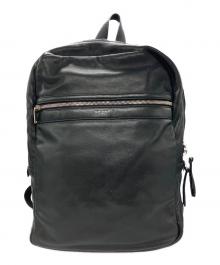 SAINT LAURENT（サンローラン）の古着「レザーリュック   サックシティラップトップ」｜ブラック