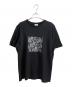 SAINT LAURENT（サンローラン）の古着「Optical Illusion T-Shirt」｜ブラック