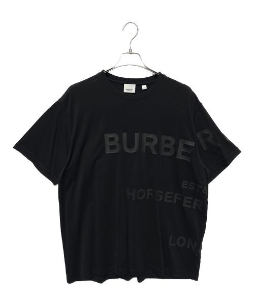 BURBERRY（バーバリー）BURBERRY (バーバリー) ロゴプリントTシャツ/ホースフェリー ブラック サイズ:Lの古着・服飾アイテム