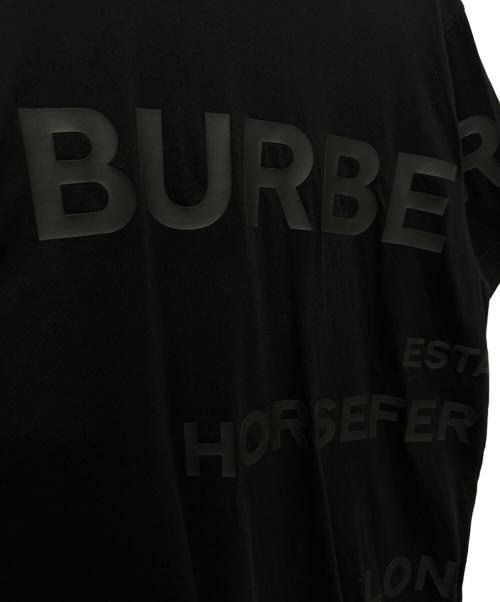 BURBERRY（バーバリー）BURBERRY (バーバリー) ロゴプリントTシャツ/ホースフェリー ブラック サイズ:Lの古着・服飾アイテム