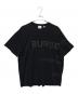 BURBERRY（バーバリー）の古着「ロゴプリントTシャツ/ホースフェリー」｜ブラック