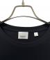 中古・古着 BURBERRY (バーバリー) ロゴプリントTシャツ/ホースフェリー ブラック サイズ:L：26000円