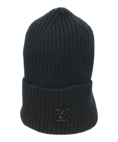 LOUIS VUITTON（ルイ ヴィトン）LOUIS VUITTON (ルイ ヴィトン) ニット帽 MP3246 ブラックの古着・服飾アイテム