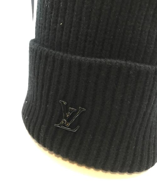 LOUIS VUITTON（ルイ ヴィトン）LOUIS VUITTON (ルイ ヴィトン) ニット帽 MP3246 ブラックの古着・服飾アイテム