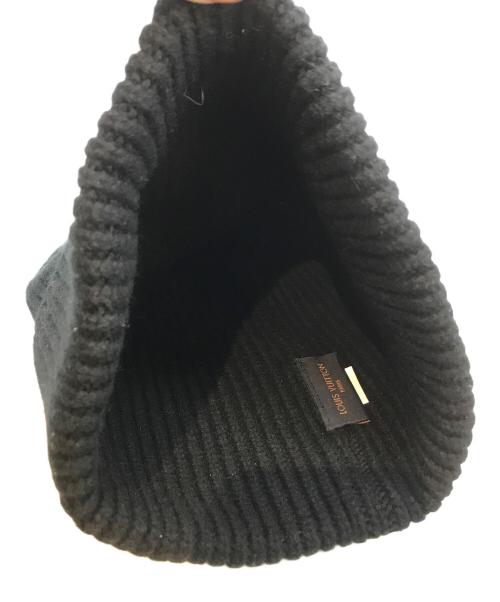 LOUIS VUITTON（ルイ ヴィトン）LOUIS VUITTON (ルイ ヴィトン) ニット帽 MP3246 ブラックの古着・服飾アイテム
