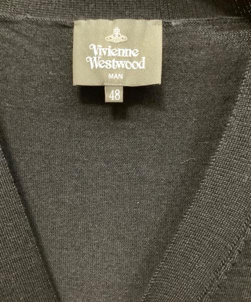 Vivienne Westwood man（ヴィヴィアン ウェストウッド マン）Vivienne Westwood man (ヴィヴィアン ウェストウッド マン) 薄手カーディガン ブラック サイズ:48の古着・服飾アイテム