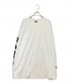 stussyステューシー）の古着「長袖カットソー」｜ホワイト