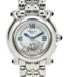 CHOPARD（ショパール）の古着「Happy Sport ハッピースポーツ Ref.27/8250-23 27mm 白文字盤」｜ホワイトダイヤル