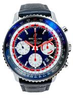 BREITLINGブライトリング）の古着「Navitimer B01 Chronograph 43 Swissair Edition ナビタイマーB01 43mm Ref.AB01211B1B1X1 黒文字盤」｜黒文字盤