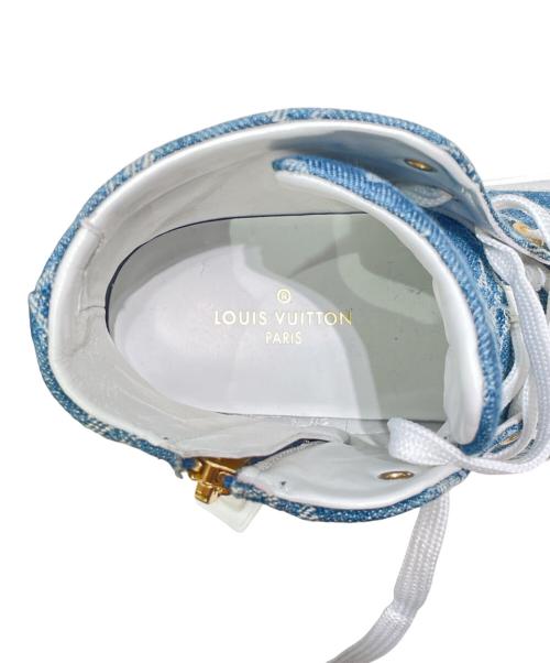 LOUIS VUITTON（ルイ ヴィトン）LOUIS VUITTON (ルイ ヴィトン) ハイカットスニーカー スカイブルー サイズ:36の古着・服飾アイテム