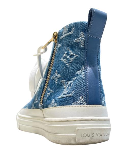 LOUIS VUITTON（ルイ ヴィトン）LOUIS VUITTON (ルイ ヴィトン) ハイカットスニーカー スカイブルー サイズ:36の古着・服飾アイテム