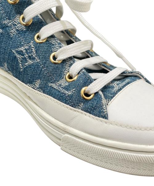 LOUIS VUITTON（ルイ ヴィトン）LOUIS VUITTON (ルイ ヴィトン) ハイカットスニーカー スカイブルー サイズ:36の古着・服飾アイテム