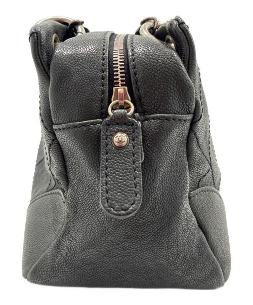 CHANEL（シャネル）CHANEL (シャネル) ワイルドステッチココマークチェーントートバッグ ブラックの古着・服飾アイテム