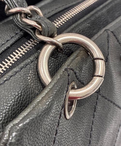 CHANEL（シャネル）CHANEL (シャネル) ワイルドステッチココマークチェーントートバッグ ブラックの古着・服飾アイテム