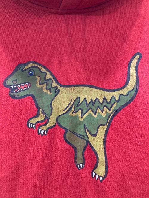 COACH（コーチ）COACH (コーチ) プリントパーカー/REXY HOODY レッド サイズ:Lの古着・服飾アイテム