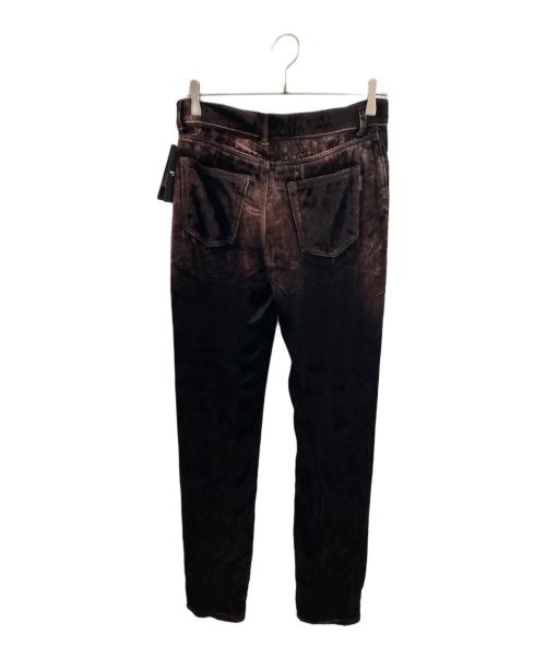 Saint Laurent Paris（サンローランパリ）Saint Laurent Paris (サンローランパリ) ベロアパンツ ブラウン サイズ:63.5cm (W25)の古着・服飾アイテム
