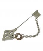 HERMESエルメス）の古着「クレH/Cle H (キーH) ブローチ」｜シルバー