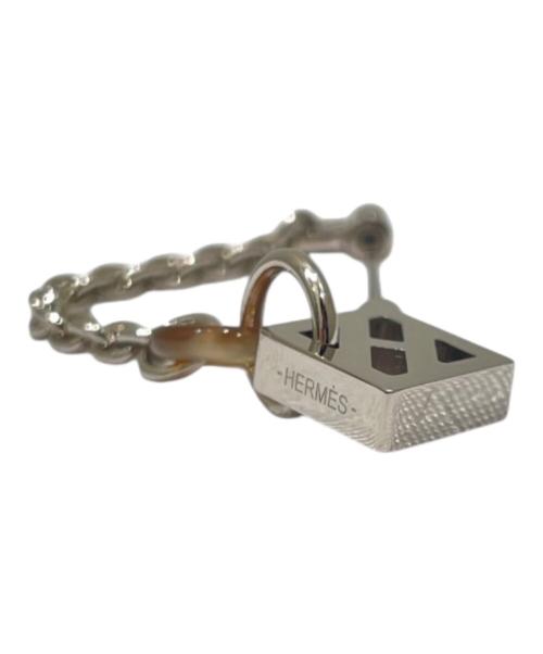 HERMES（エルメス）HERMES (エルメス) クレH/Cle H (キーH) ブローチ シルバーの古着・服飾アイテム