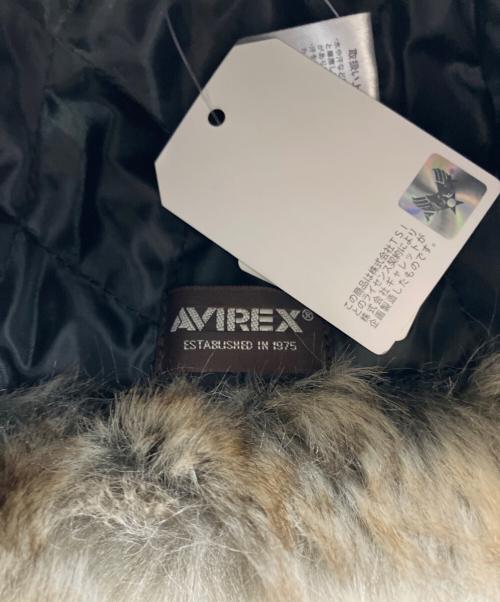 AVIREX（アヴィレックス）AVIREX (アヴィレックス) フライトキャップ ブラック サイズ:頭周り（57~59cm）の古着・服飾アイテム