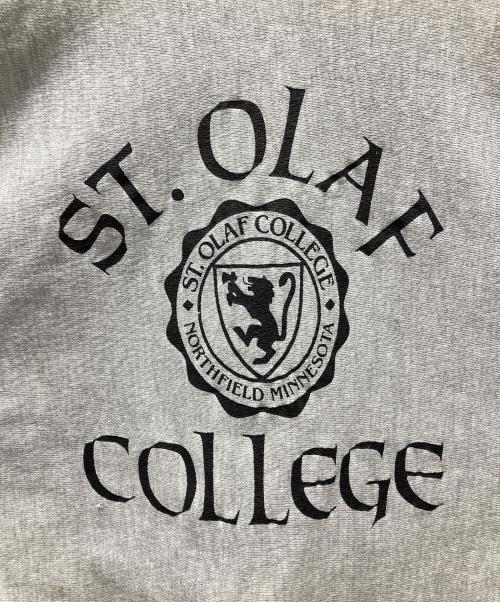Champion REVERSE WEAVE（チャンピオン リバース ウィーブ）Champion REVERSE WEAVE (チャンピオン リバース ウィーブ) ST.OLAF COLLEGE カレッジスウェット グレー サイズ:Lの古着・服飾アイテム