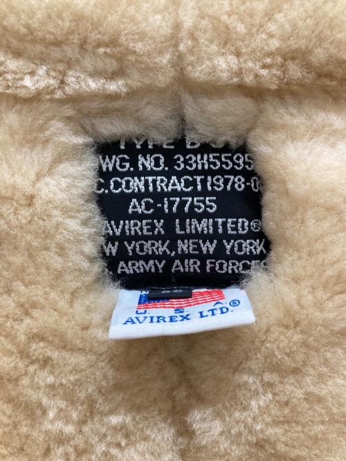 AVIREX（アヴィレックス）AVIREX (アヴィレックス) B-3フライトジャケット ブラウン サイズ:36の古着・服飾アイテム