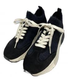 TORY BURCH（トリーバーチ）の古着「GOOD LUCK MOHAIR TRAINER（グッド ラック モヘア トレーナー）」｜ブラック