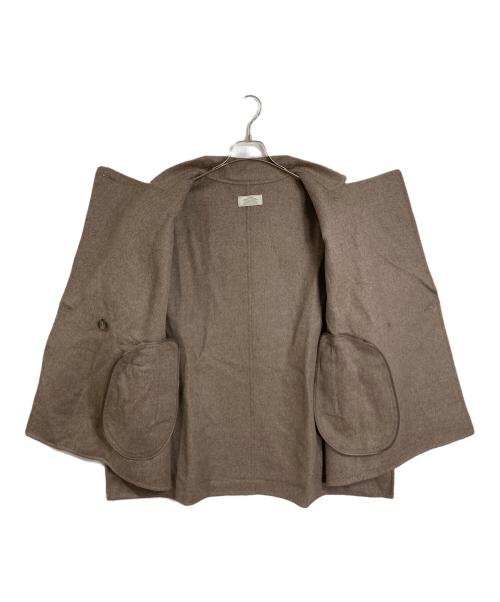 JOURNAL STANDARD relume（ジャーナルスタンダード レリューム）JOURNAL STANDARD relume (ジャーナルスタンダード レリューム) ウールナイロンリバーVEST ポンチョ　レイヤード　アウター ブラウン サイズ:FREEの古着・服飾アイテム