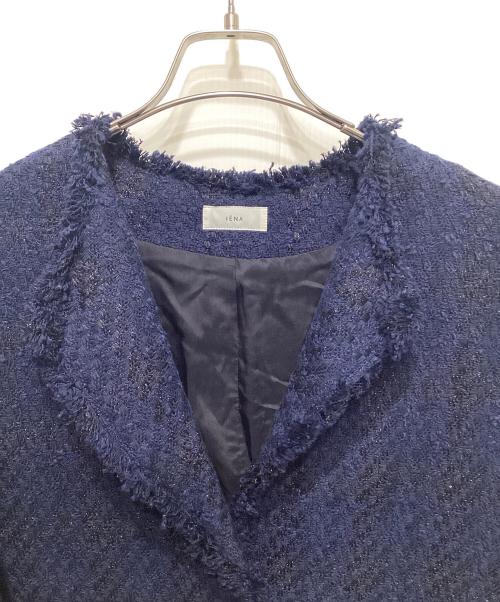 IENA（イエナ）IENA (イエナ) ＆NAVY ネイビーツイードジャケット ネイビー サイズ:38の古着・服飾アイテム