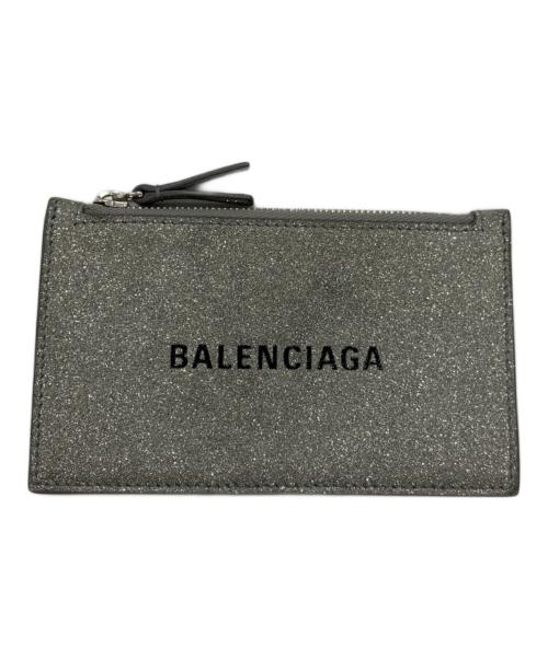 BALENCIAGA（バレンシアガ）BALENCIAGA (バレンシアガ) カードケース付きコインケース シルバーの古着・服飾アイテム