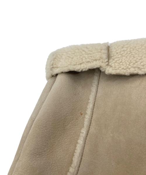 FENDI（フェンディ）FENDI (フェンディ) ムートンブーツ　ロングブーツ　イタリア製 ベージュ サイズ:37 1／2の古着・服飾アイテム