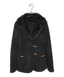 GUCCI（グッチ）の古着「バンブームートンショートコート」｜ブラック