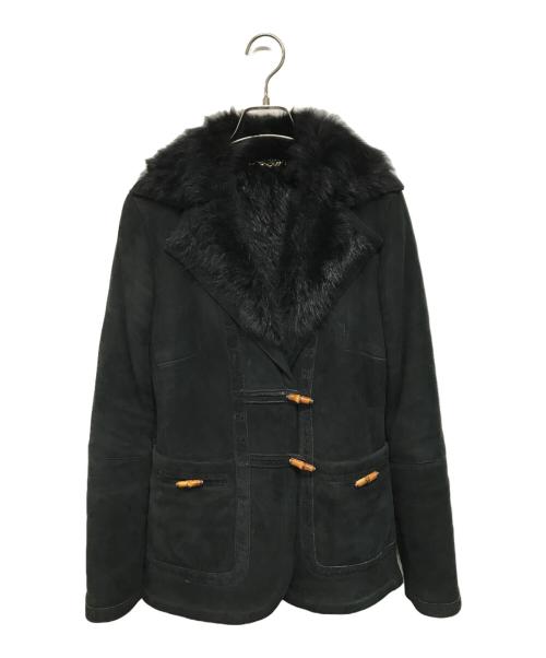 GUCCI（グッチ）GUCCI (グッチ) バンブームートンショートコート ブラック サイズ:38の古着・服飾アイテム
