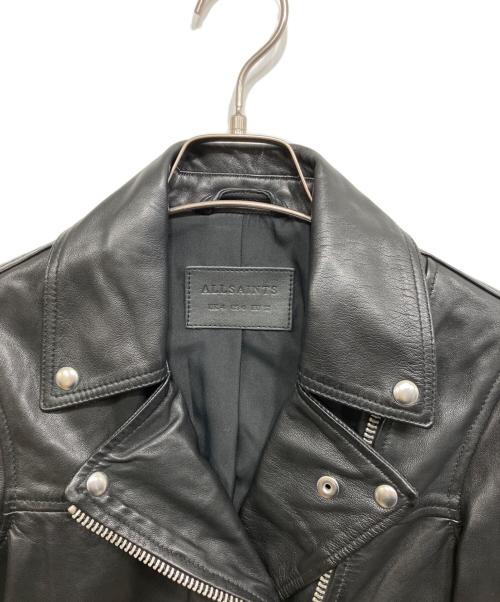 ALL SAINTS（オールセインツ）ALL SAINTS (オールセインツ) レザージャケット ブラック サイズ:US 0の古着・服飾アイテム
