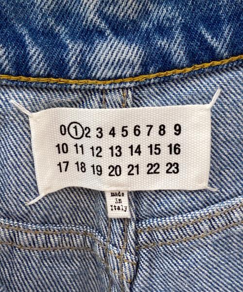 Maison Margiela（メゾンマルジェラ）Maison Margiela (メゾンマルジェラ) カットアウトジーンズ インディゴ サイズ:36の古着・服飾アイテム