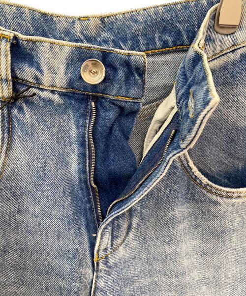 Maison Margiela（メゾンマルジェラ）Maison Margiela (メゾンマルジェラ) カットアウトジーンズ インディゴ サイズ:36の古着・服飾アイテム
