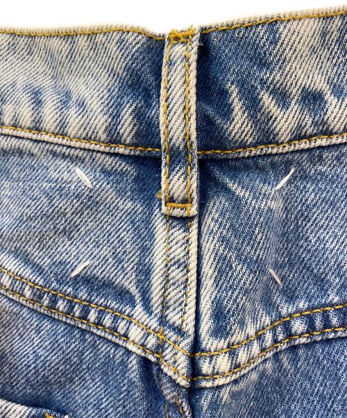 Maison Margiela（メゾンマルジェラ）Maison Margiela (メゾンマルジェラ) カットアウトジーンズ インディゴ サイズ:36の古着・服飾アイテム