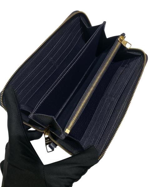 LOUIS VUITTON（ルイ ヴィトン）LOUIS VUITTON (ルイ ヴィトン) モノグラム・アンプラント ジッピー・ウォレット ネイビーの古着・服飾アイテム