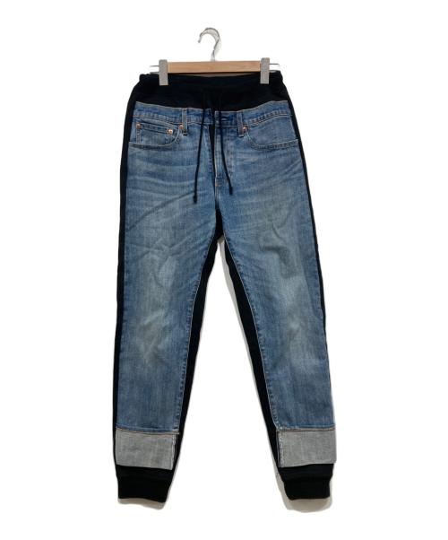 JUNYA WATANABE COMME des GARCONS（(ジュンヤワタナベ コムデギャルソン）JUNYA WATANABE COMME des GARCONS ((ジュンヤワタナベ コムデギャルソン) LEVI'S (リーバイス) 再構築ジョガーパンツ インディゴ サイズ:Sの古着・服飾アイテム