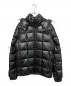 TATRASタトラス）の古着「ラムレザーダウンジャケット」｜ブラック