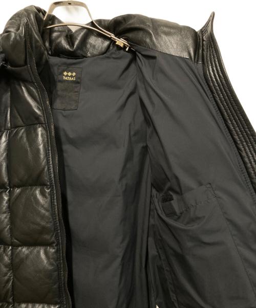 TATRAS（タトラス）TATRAS (タトラス) ラムレザーダウンジャケット ブラック サイズ:3の古着・服飾アイテム