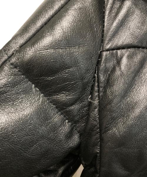 TATRAS（タトラス）TATRAS (タトラス) ラムレザーダウンジャケット ブラック サイズ:3の古着・服飾アイテム