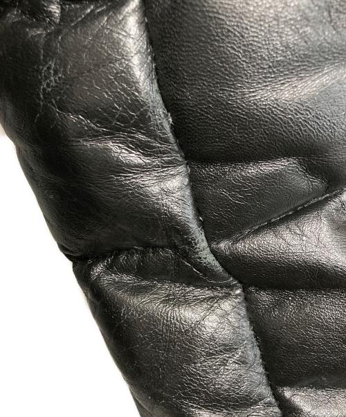 TATRAS（タトラス）TATRAS (タトラス) ラムレザーダウンジャケット ブラック サイズ:3の古着・服飾アイテム