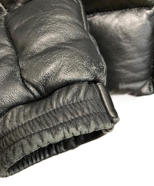 TATRAS（タトラス）TATRAS (タトラス) ラムレザーダウンジャケット ブラック サイズ:3の古着・服飾アイテム