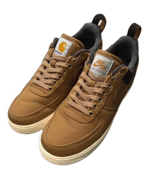 NIKE（ナイキ）NIKE (ナイキ) CarHartt (カーハート) AIR FORCE 1 07 PRM WIP ブラウン サイズ:28cmの古着・服飾アイテム