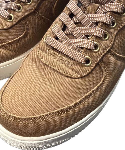 NIKE（ナイキ）NIKE (ナイキ) CarHartt (カーハート) AIR FORCE 1 07 PRM WIP ブラウン サイズ:28cmの古着・服飾アイテム