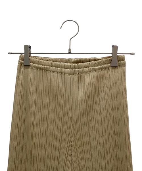 PLEATS PLEASE（プリーツプリーズ）PLEATS PLEASE (プリーツプリーズ) プリーツパンツ ベージュ サイズ:1の古着・服飾アイテム