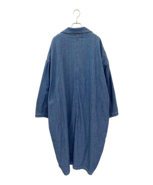 MM6 Maison Margiela（エムエムシックスメゾンマルジェラ）MM6 Maison Margiela (エムエムシックスメゾンマルジェラ) デニムオーバーコート インディゴ サイズ:40の古着・服飾アイテム