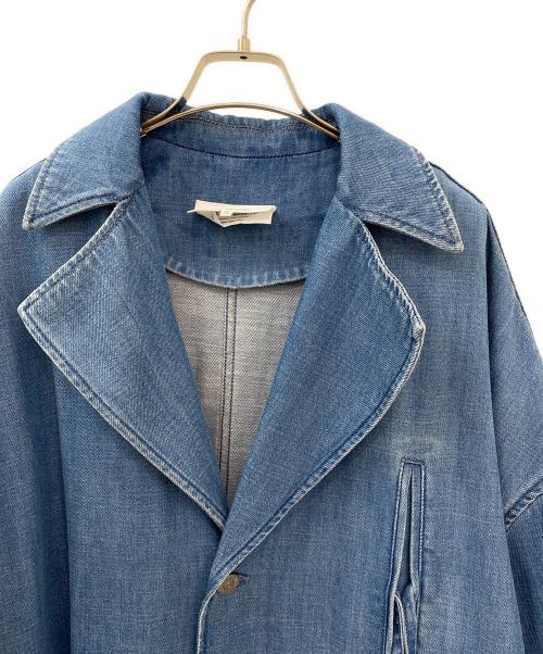 MM6 Maison Margiela（エムエムシックスメゾンマルジェラ）MM6 Maison Margiela (エムエムシックスメゾンマルジェラ) デニムオーバーコート インディゴ サイズ:40の古着・服飾アイテム