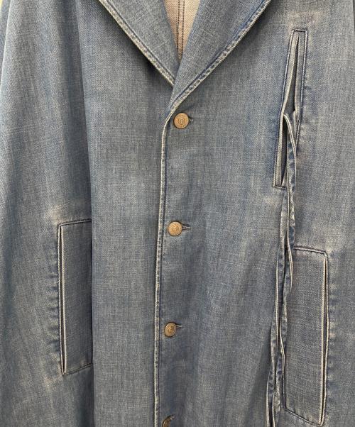 MM6 Maison Margiela（エムエムシックスメゾンマルジェラ）MM6 Maison Margiela (エムエムシックスメゾンマルジェラ) デニムオーバーコート インディゴ サイズ:40の古着・服飾アイテム
