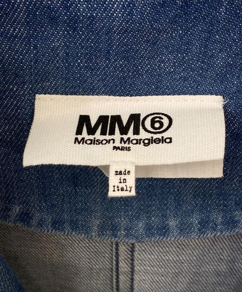 MM6 Maison Margiela（エムエムシックスメゾンマルジェラ）MM6 Maison Margiela (エムエムシックスメゾンマルジェラ) デニムオーバーコート インディゴ サイズ:40の古着・服飾アイテム